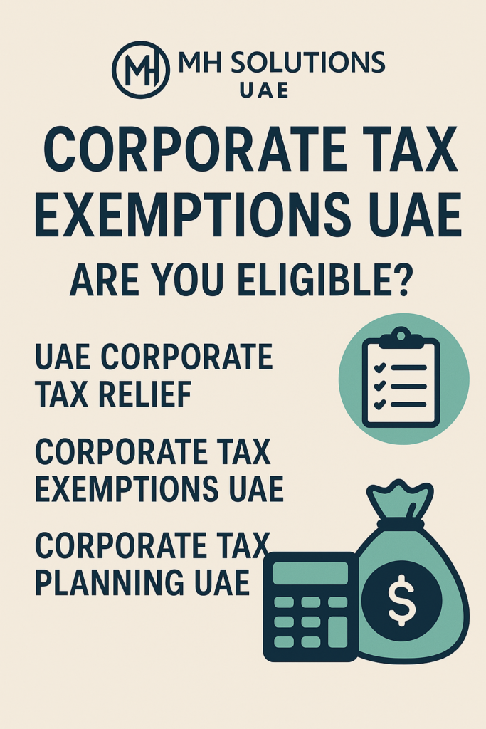 Corporate Tax Exemptions UAE